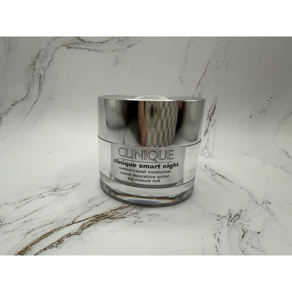 New Clinique Smart Night Custom-Repair Moisturizer 1.0 oz/30 ml Dry Combination